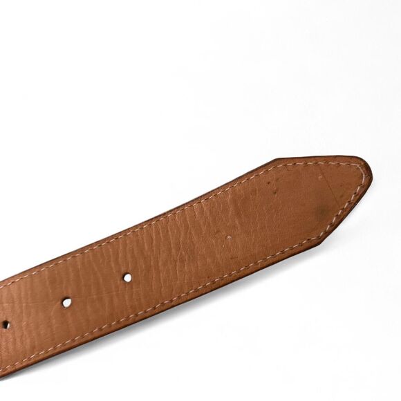 AMERICAN VINTAGE Unisex Western Leather Belt | Tooled, Engraved, Embroidered. - Picture 8 of 8